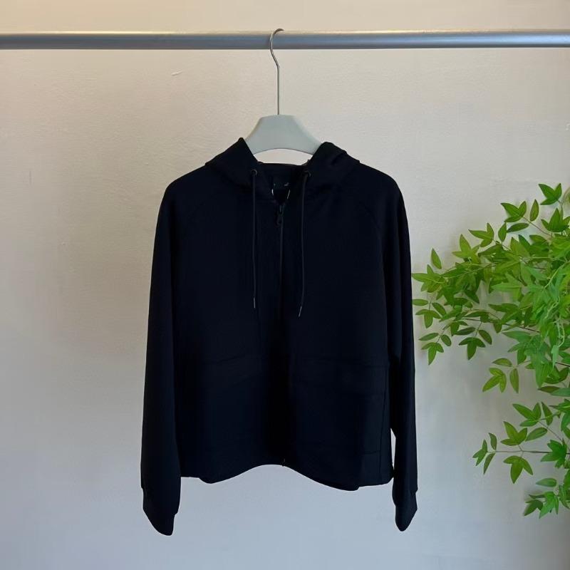 Light Oxygen Breathable Sweater Versatile Casual Zipper Hoodie Short Jacket