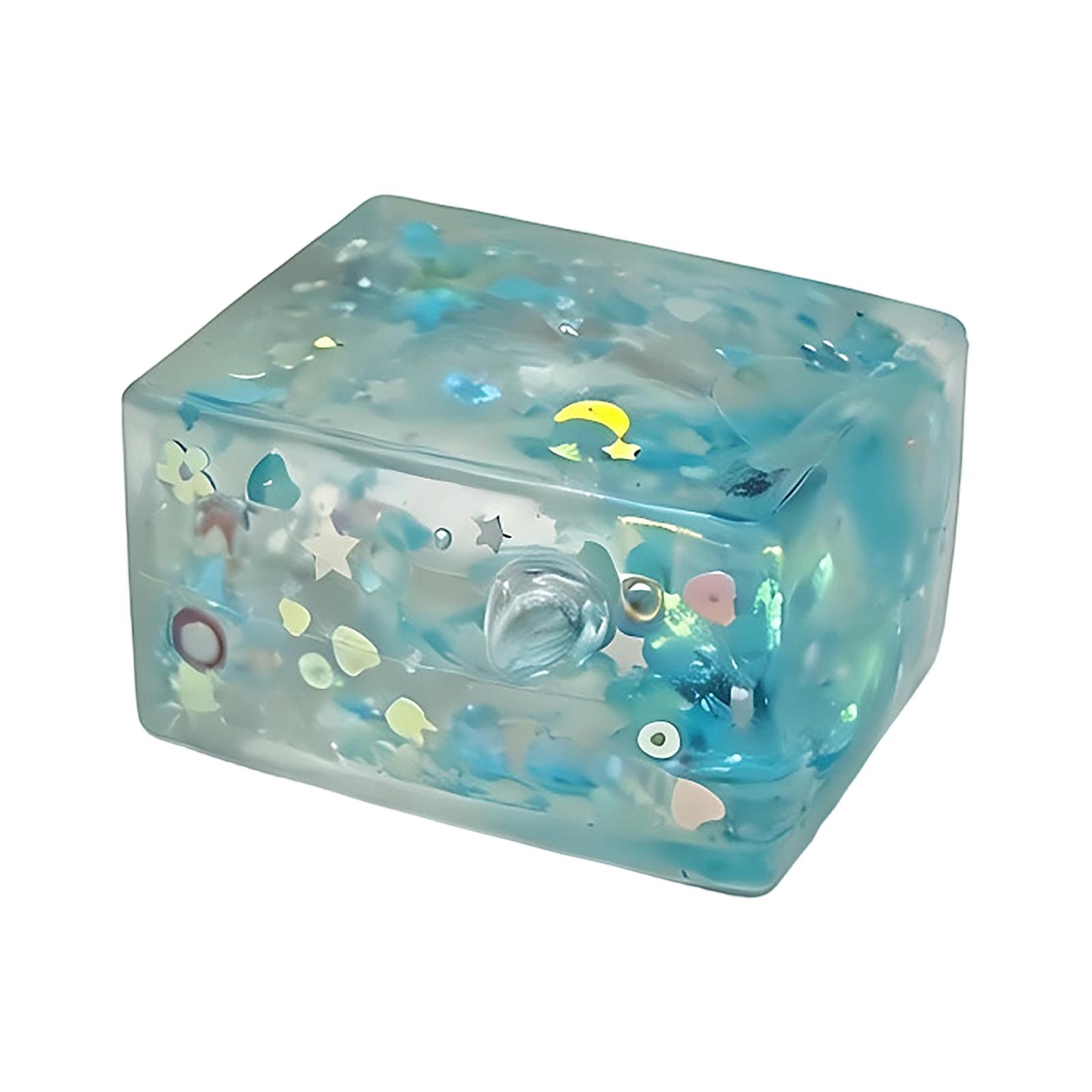 

Silicone Sensory Toy with Soft Molded Texture and Embedded Decorative Elements for Stress Relief and Hand Exercise One Size