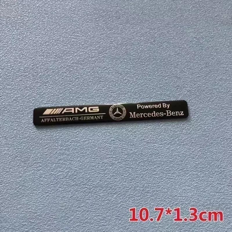 1PCS Aluminum Car Body Badge Sticker Accessories For Mercedes Benz AMG Brabus Maybach W212 W204 W211W168 W213 W205 W210 W124 fui8