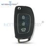 Remtekey Fcc Id Rke-4F08 Flip Remote Key Shell For Hyundai I20 I30 3 Button
