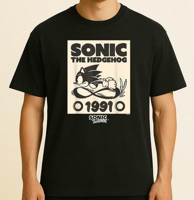 Sonic The Hedgehog 1991 Epic Run Vintage Sketch  Size S-4XL Unisex T-Shirt