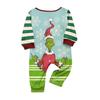 Familienpassendes Weihnachtspyjama-Set Langarm-Oberteil und Hose mit Aufdruck Nachtwäsche für Eltern und Kinder