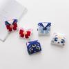 Women Anime Sailor Bow Socks Cute Girls Kawaii Girls Cartoon Blue Cat White Kitty Socks JK Uniform Wearing Birthday Gifts