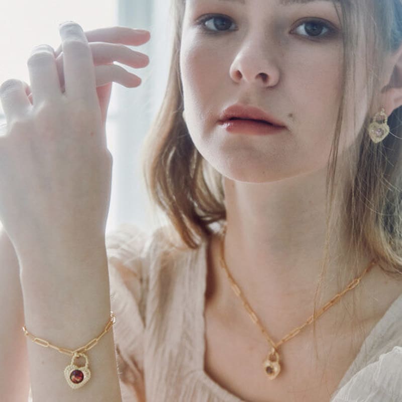 Luvinball Liebesschloss Schneeball Armband