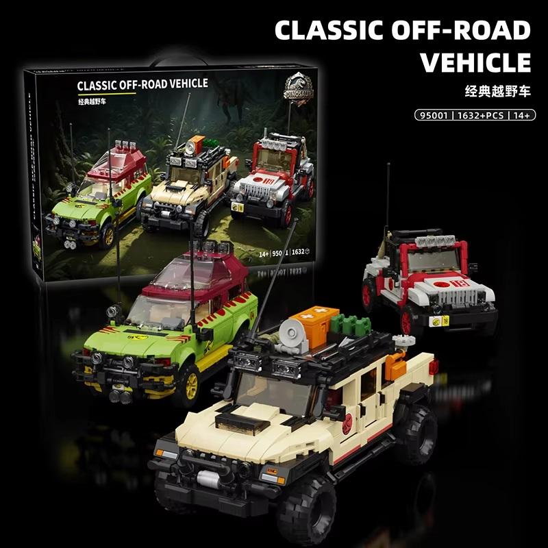 High-Quality 1632Pcs Dinosaur-Themed High-Quality Jurassic High-Quality Era High-Quality Construction High-Quality Building High-Quality Block 95001