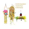 5 Pack Bird Shredding Toys Bird Parrots Chewing Hanging Toys Parrot Cage Shredder Toys Bird Cage Accessories