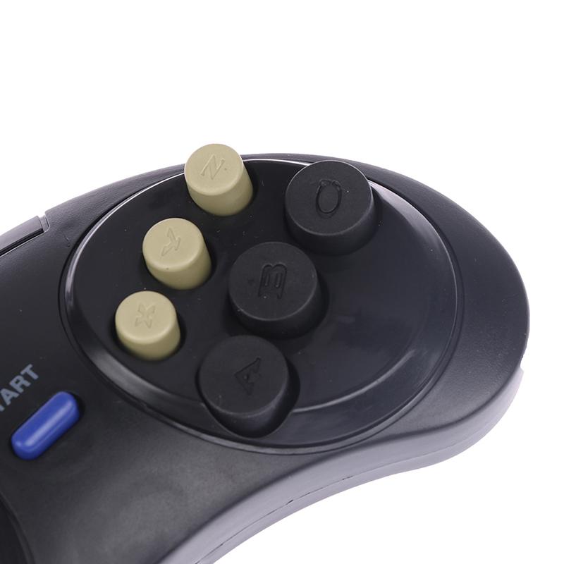 Classic Wired 6 Buttons Joypad Handle Game Controller For Sega Md2 Mega Drive