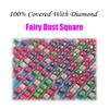 Hot Air Balloon Mountains Printed Landscape Diy Resin Square Dots Diamond Painting Kit with Velvet Canvas Fairy Dust Fair Drills