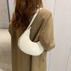 Women Female Solid Color PU Leather Clutch Handbags Tote Bags Hobos Bags Underarm Bag