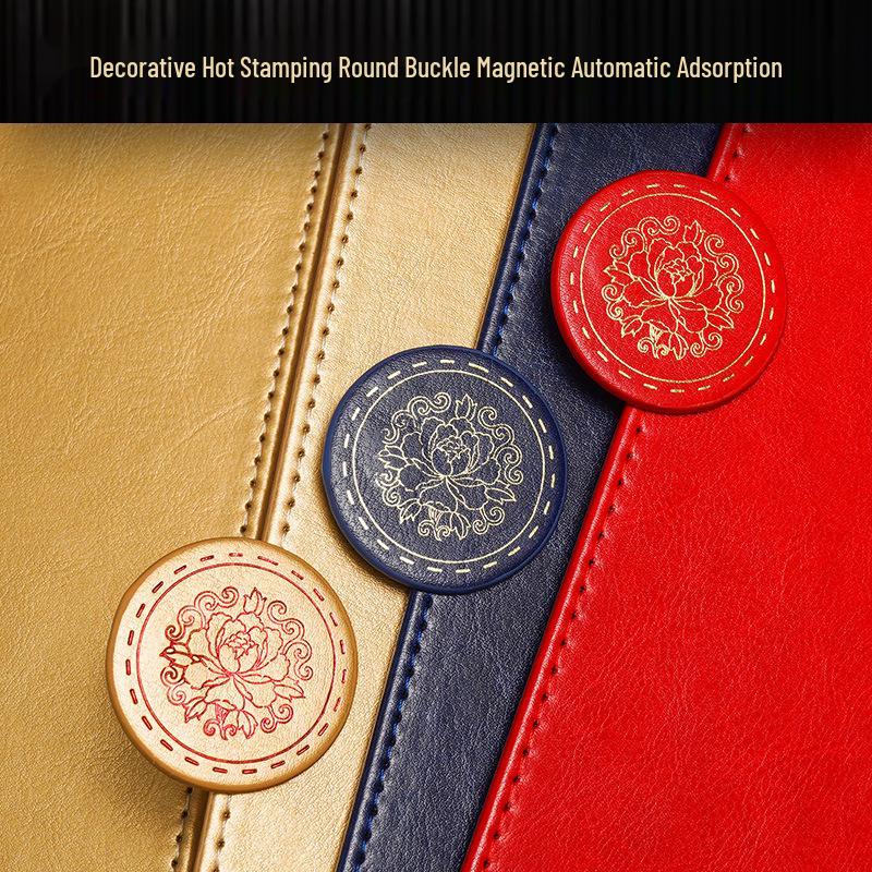 Three-Fold High-End Leather Appointment & Award Certificate Case Customization