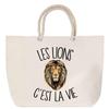 Rope Handle Beach Bag Lions C'est La Vie Gift Birthday Christmas | Large Carry Bag &; Sport
