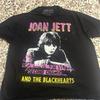 Joan Jett Schwarzes Grafik-Band-T-Shirt - Größe XL