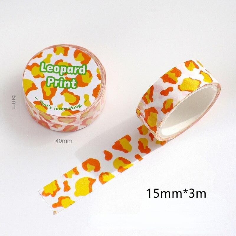 Beautiful Wash Tape Flower Plant Japanese Masking Adhesive Tape Decors Scrap Booking Sticker Label