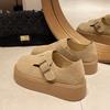 Women's Shoes Round Toe Ladies Pumps Platform Elegant Dress 2025 Trend 39 Korean Style Footwear Shoe High Quality Stylish Chic