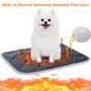 Self-Heating Pet Pad - Extra Warm Thermal Dog Cat Mat Washable Anti-Slip Kennel Crate Pad for Small Medium Pets