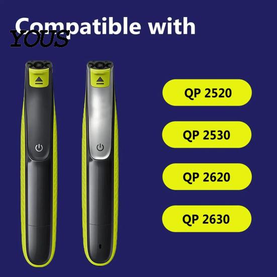 Einfach zu installierender Führungskamm 14 Längen verstellbar für Philips One Blade QP2520 QP2530 QP2620 Barttrimmer-Kämme QP2630 Elektrischer Rasierer Aufsatz