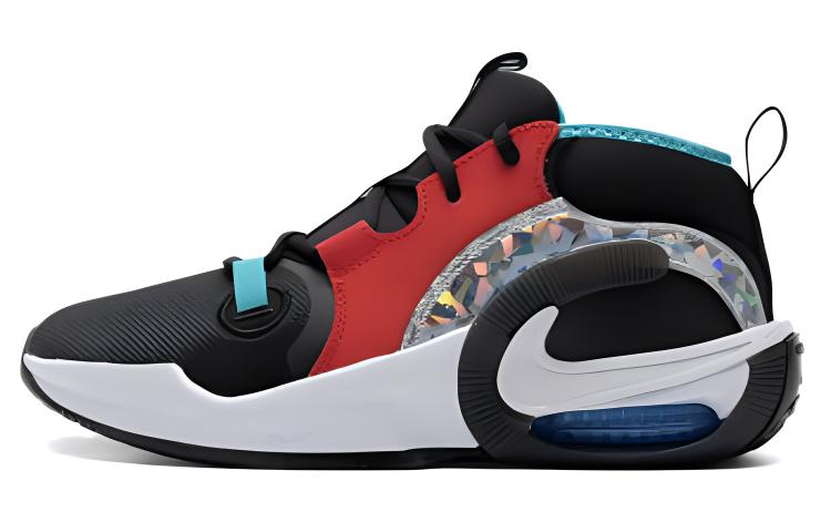 

Nike Air Zoom Crossover 2 Abrasion Resistant Breathable Mid Top Kids Running Shoes Black Red FJ6988-001 37.5