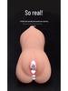 Double-Headed Silicone Male Masturbator with Realistic Features