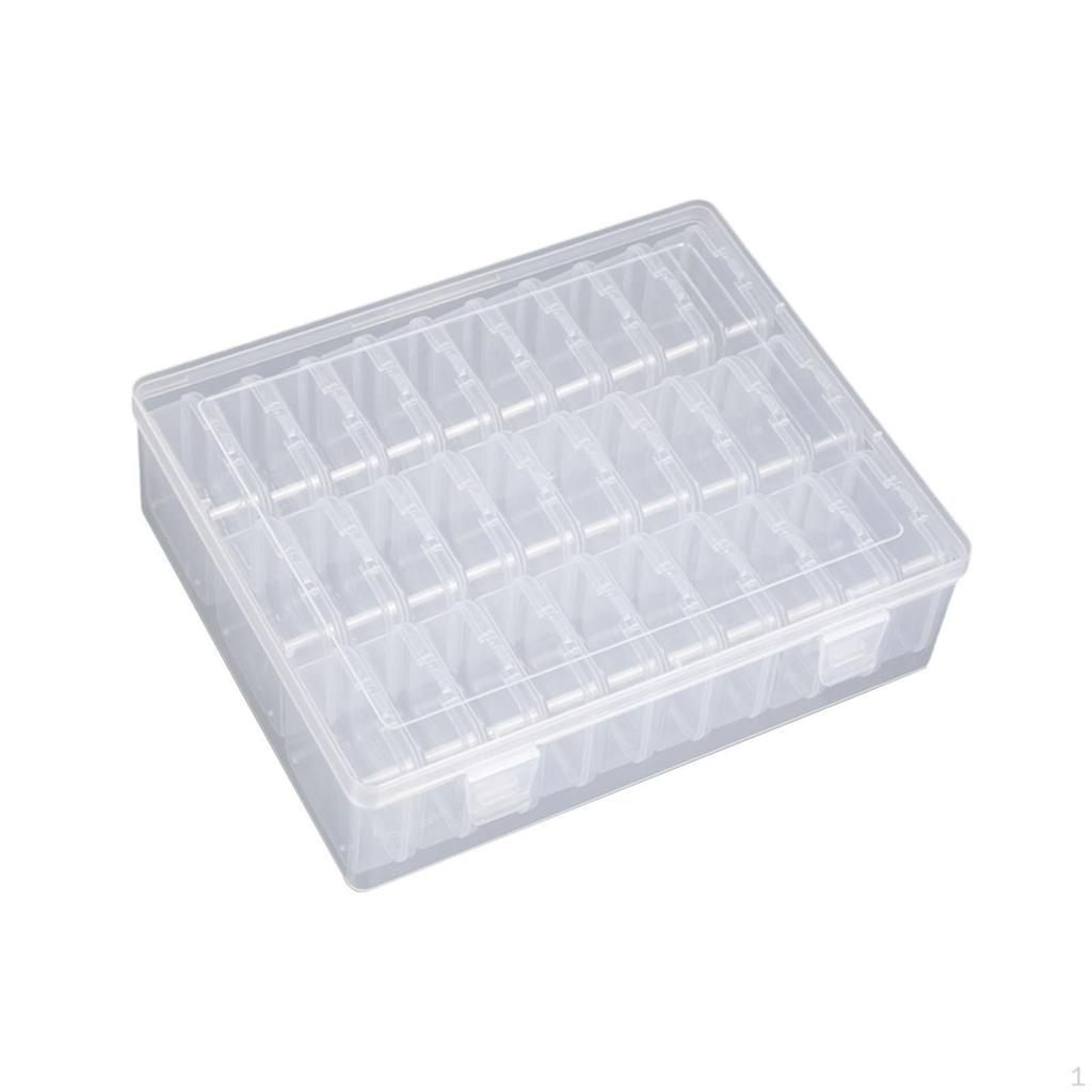 Bead Organizer Box Trinkets Stoarge Case Compartment Nail Art Storage Container Jewelry