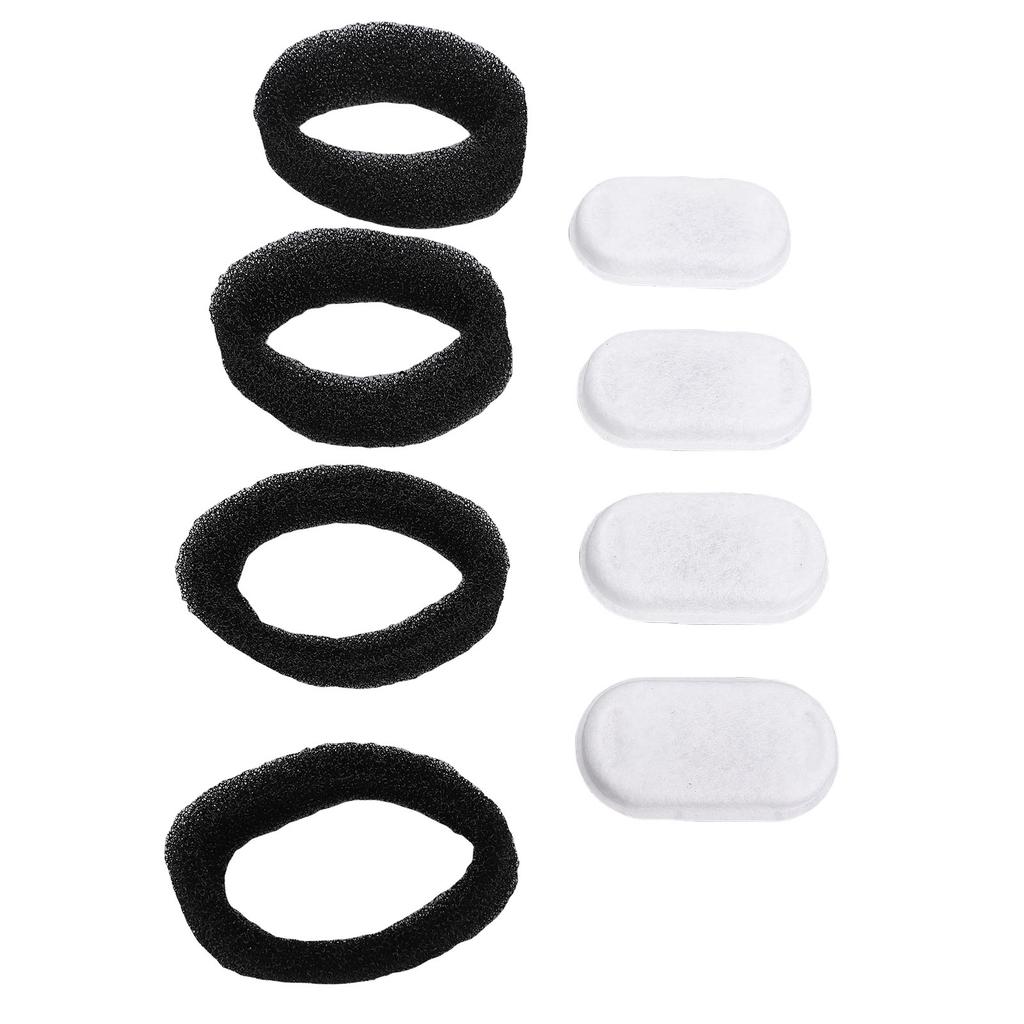 Cat Water Fountain Filters Carbon Cloth Pet Water Dispenser Fountain Replacement Filter with Sponges Style 1