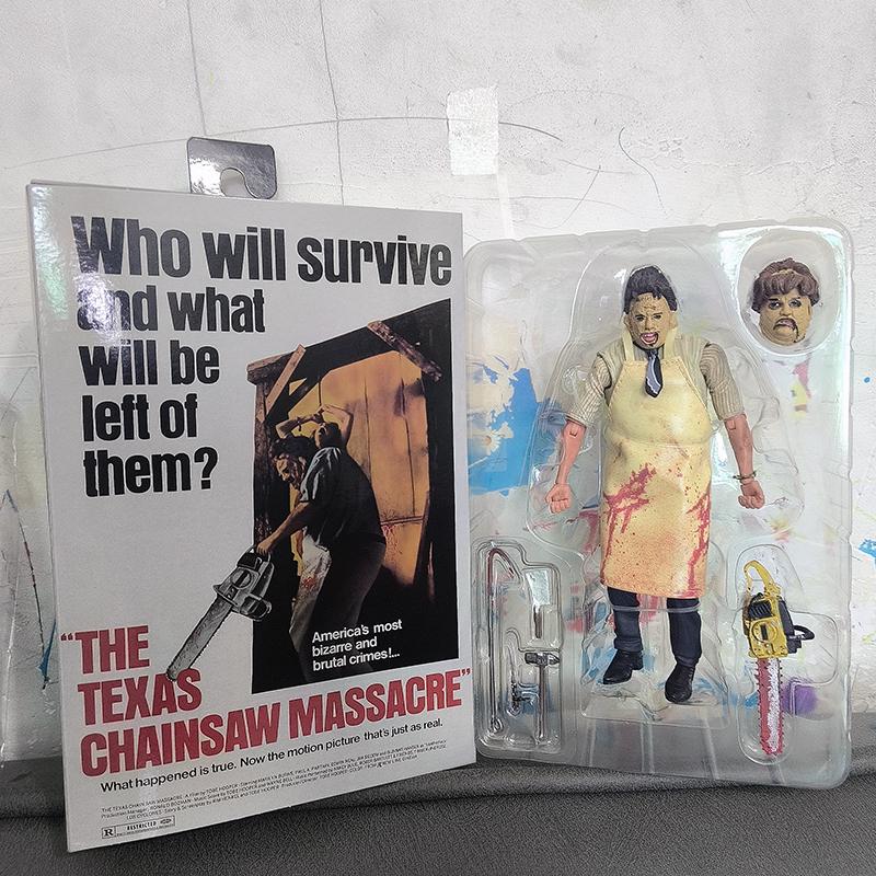 NECA Фигурка 40-й юбилей Ultimate Кожаное лицо Классический Ужас Пеннивайз 1990 Джокер Фигурка Действия Модель Подарок на День Рождения