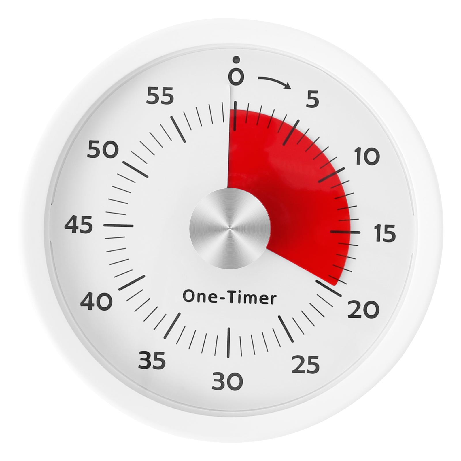 Mechanical Kitchen Timer Magnetic Visual Timer High Volume Kitchen Timer with Loud Alarm Precise 60 Minutes Kitchen Timer белый