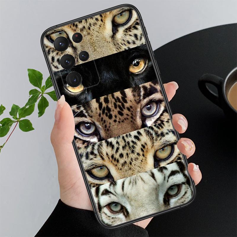 

Cheetah leopard panther Funda Phone Case For Samsung Galaxy S25 S24 S23 S22 S21 Ultra S24 S23 S22 S21 S25 Plus S24 S25 FE S21
