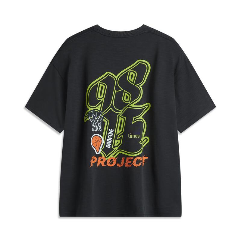 Li-Ning Men s Basketball Short Sleeve T-Shirt SU577-2 L