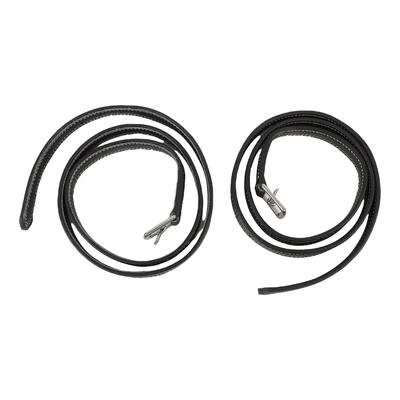 2PCS Equestrian Saddle Stirrup Straps Microfiber Stirrup Hobble Straps with Stainless Steel Buckles for Horse Riding