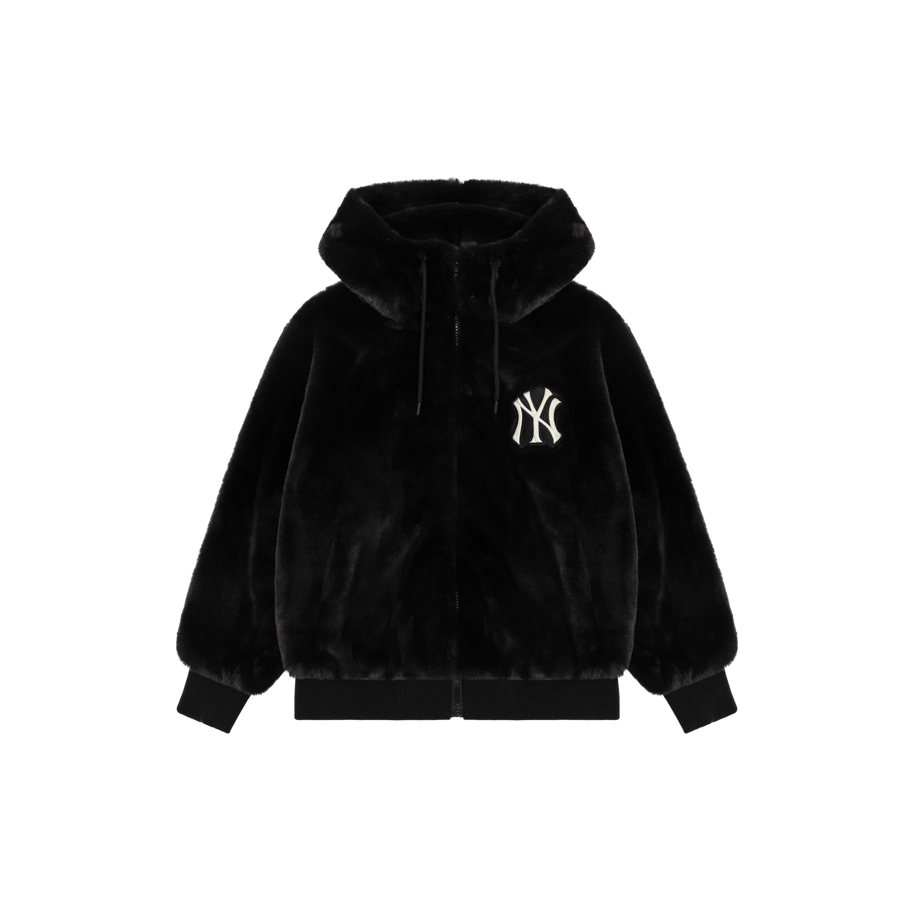 MLB New York Yankees Velvet Jackets Unisex Black Hooded Moderate 3AFDB0426-50BKS XS