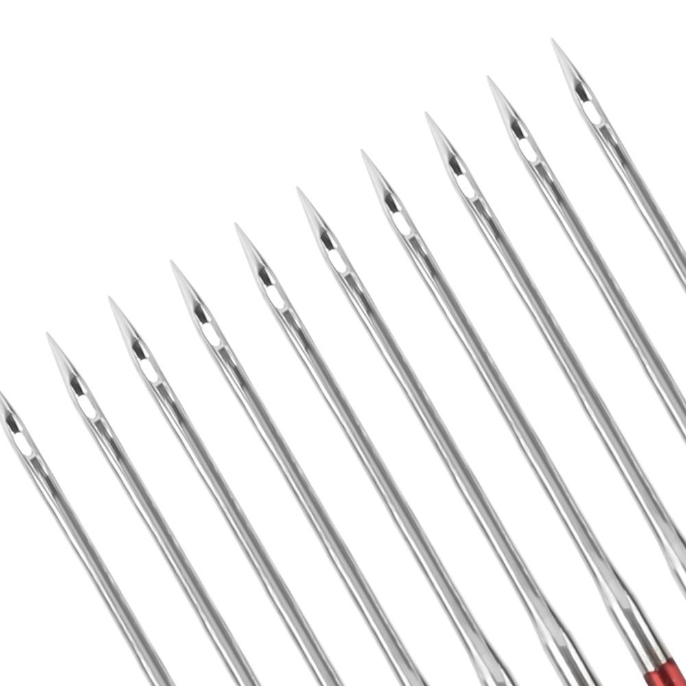 Color Shank Sewing Machine Needles for Most Household Electric Sewing Machines and Oldfashioned Sewing Machines.