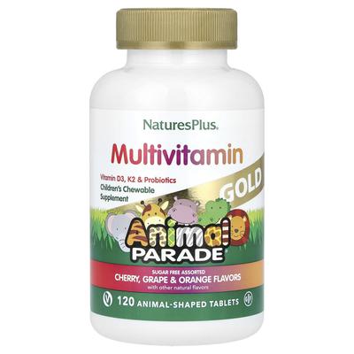 Nature's Plus Kinder Kauwbare Multivitamine & Mineralen Dierenvormen 120 Tabletten