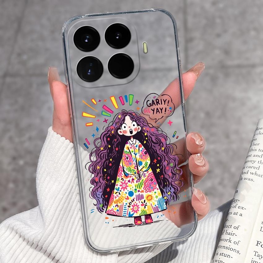 For Xiaomi 17T 17 Pro 17Max 17 Ultra Phone Case For Redmi 17C Redmi17 Lovely Bow Cartoon Lightweight Transparent TPU Bumper Scratch Resistance Housing