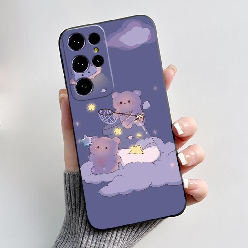 Custodia Per Oukitel C61/C61 Pro/C61 GT Custodia Estetica Gatto Carino Cartone Animato Nero Morbido Silicone Cover Posteriore Antiurto TPU Custodia per Telefono