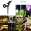 Solar Powered 7LED Outdoor Garden Spotlight
