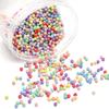 900Pcs Acrylic Beads Solid Colored Round Loose Spacer Beads for Jewelry Making DIY Bracelets Necklace