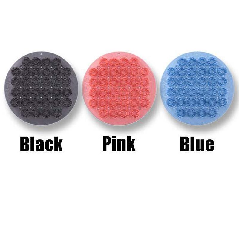 Silikon Badezimmer Rutschfeste Massagematte Peeling Dusche Massageschaber Bad Rückenmassagebürste Fußwäsche Körperreinigung Badewerkzeug