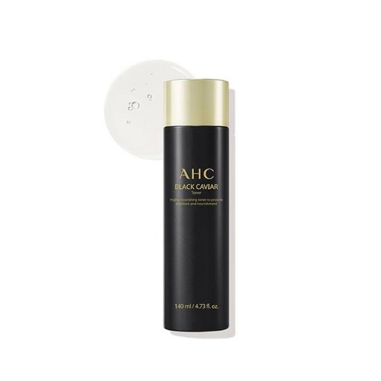 AHC Black Caviar Toner Anti-Aging Firming Hydrating Toner 140ml