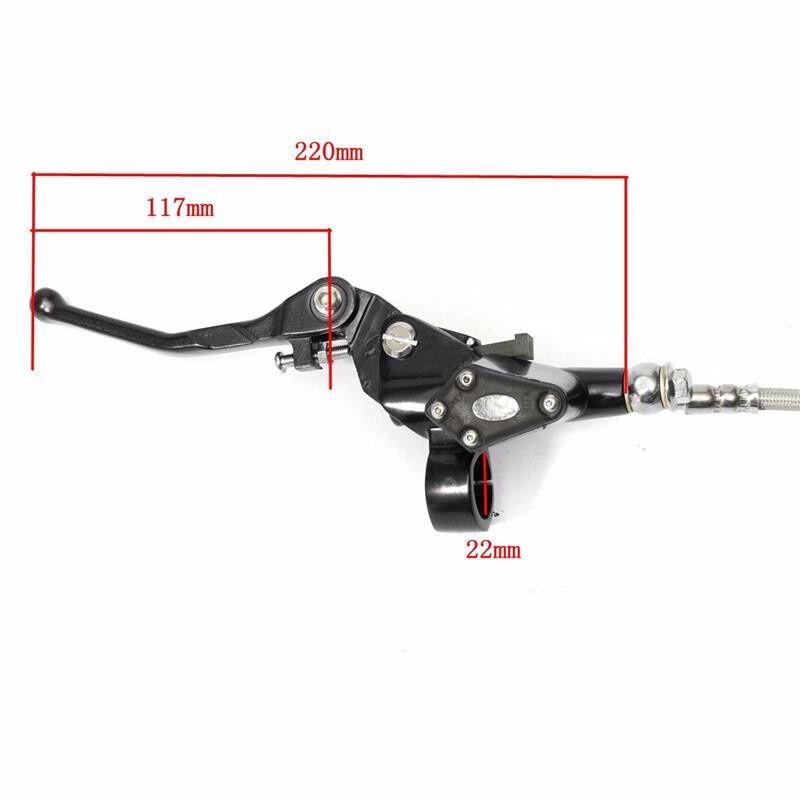 Aluminum 7/8" Motorcycle Dirt Bike Hydraulic Brake Clutch Lever Master Cylinder