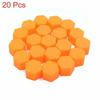 20X 19Mm Silicone Car Wheel Nut Lug Hub Covers Bolt Cap Dust Cover Protector