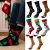 8 Pairs Soft Women Christmas Socks Santa Snowman Elk Comfortable Women Winter Christmas Stockings Xmas Warm Socks