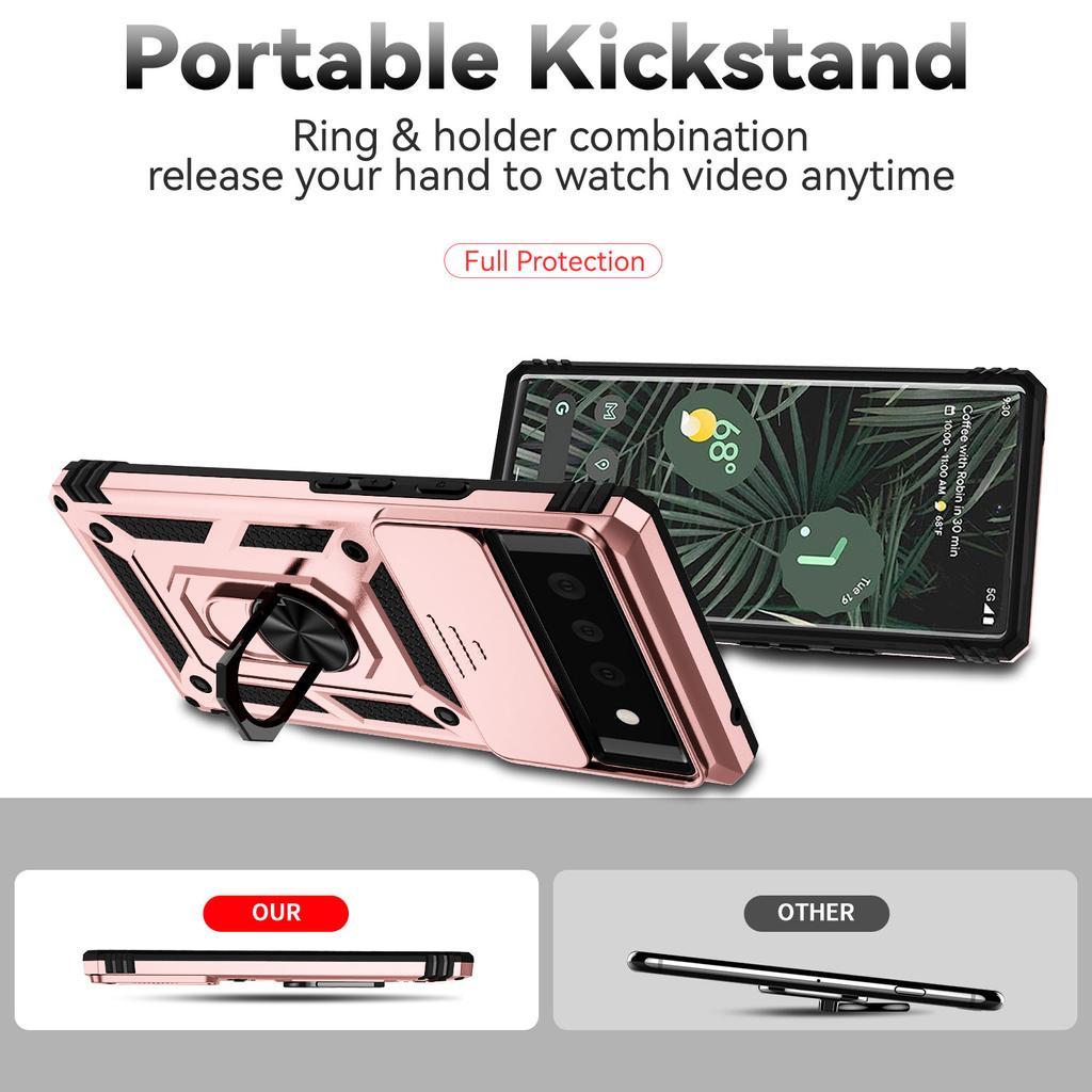 Comfortable Ring Holder Lens Cover Case For Google Pixel 6 Pro Pixel7 Pixel6 Pixel6a Pixel8 Pixel 6a 7a 8 7 Pro Pixel7a Cases