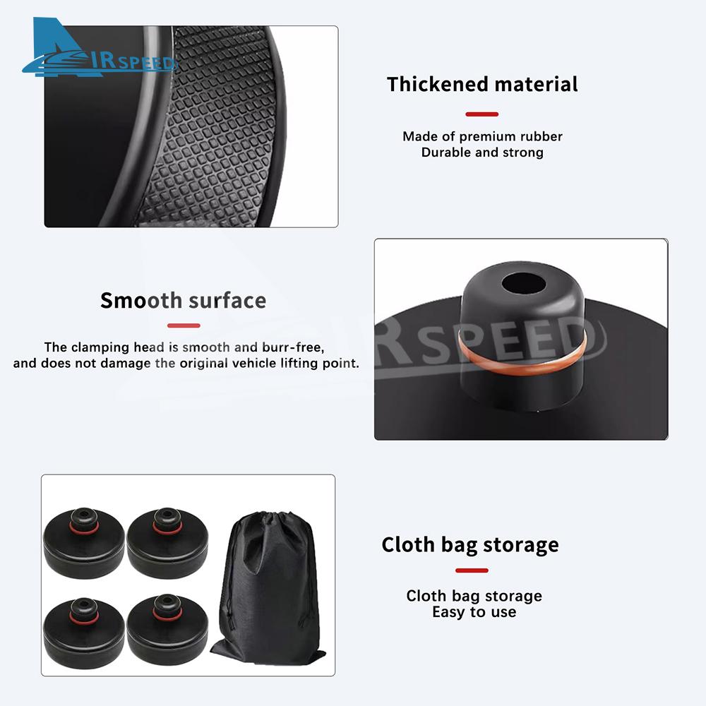 Silicone Jack Lift Pad Point Adapter For Tesla Model Y Juniper Launch 2025-2020 Model 3 Highland 2025-2017 Model S Model X