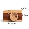 Retro-Holzkameraform, klassische Melodie, Uhrwerk, Spieluhr, Musikgeschenk