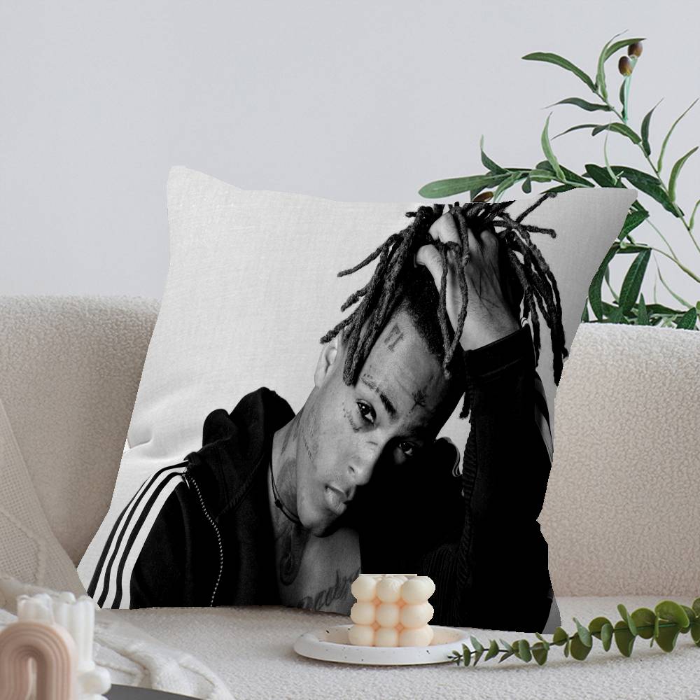 X-XXXTentacions 17 Rapper Pillowcase toon Gift Cushion Cover Bedroom Home Sofa Chair Seat Decor pillow case