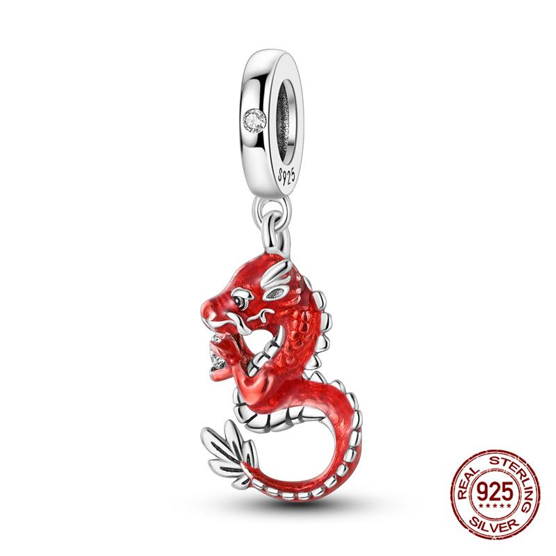 

Original Charms Copper Chameleon Charms Beads Fits 3Mm Original Bracelet For Women Diy Fine Jewelry Gift Making