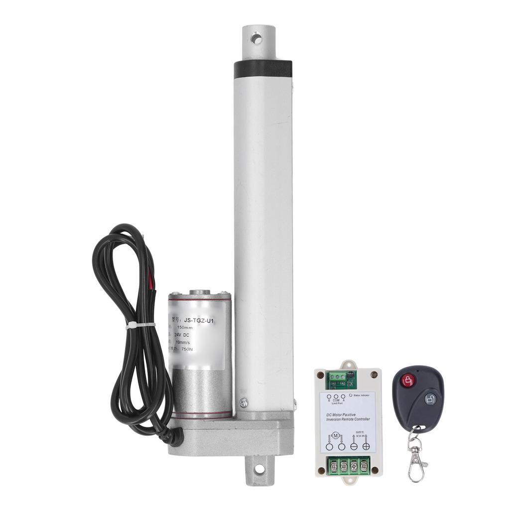 Scaun de masaj alb 24V Actuator liniar Metal Gear 750N Actuator liniar electric 150mm Cursa pt.