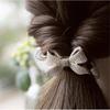 Korean Rhinestone Elegant Scrunchies Women Girls Elastic Hair Rubber Band Accessories Tie Hair Ring Rope Headdress