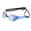 View Blade Mirrored Swimming SWIPE V128ESAM CBO X F-Zero Goggles, (Blue Yellow/FF/Men's, Women's)