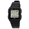 Casio World Time Digital Unisex Watch with Biomass Plastic Overseas Model LF-30W-1A Band, Black, [Used]